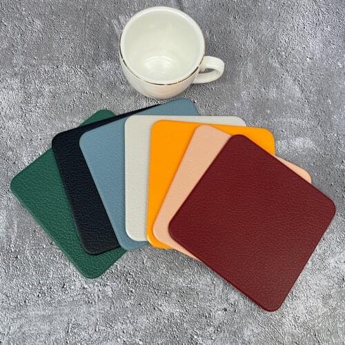 Solid Color Water Oil Resistant Non-slip Kitchen Placemat Coaster Insulation Pad Dish Coffee Cup Table Mat Home Decor 51108