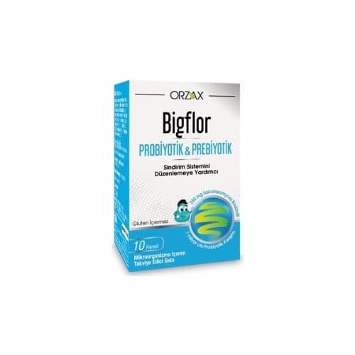 Orzax Bigflor Probiotics 10 Capsules