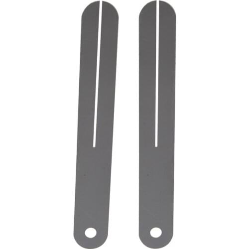 2pcs Fret Puller Fretboard Fingerboard Fret Repair Tool Protector Steel Plate For Electric Guitar And Bass