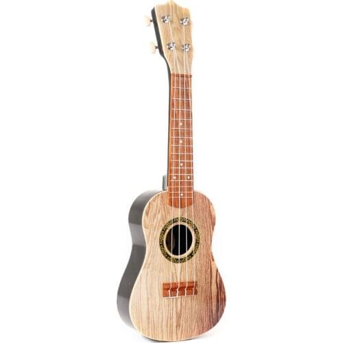 21 inch Wood UKulele Kids Imitation 4-String Portable Guitar Instruments for Kids Musical Gifts Stringed Instruments Mini Guitar