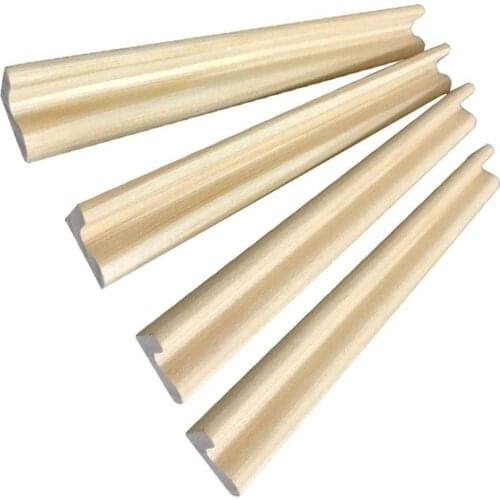 4PCS Domino Trays Wood Domino Racks Domino Holders for Domino Tiles Game Rack for Kids Seniors Adults Professional Players