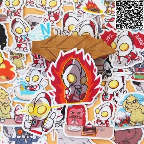 40 pcs waterproof cartoon Fight monsters sticker for Wall decor fridge motorcycle Bike laptop car stickers figure toys no repeat
