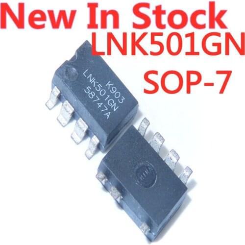 5PCS/LOT LNK501GN LNK501 SOP-7 SMD power chip In Stock NEW original IC