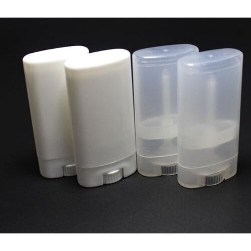 500pcs/lot 15g plastic Deodorant tubes DIY lipstick tube 15g empty lip balm bottle SN2394