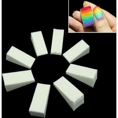 8 Pcs/lot Nail Art Tools Gradient Nails Soft Sponges for Color Fade Manicure DIY Creative Nail Accessories Supply