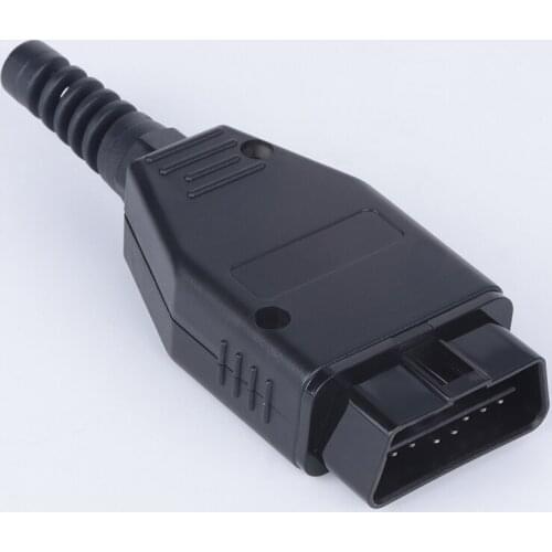 AZGIANT Car OBD2 16 pin Connector Connection Male OBD Shell With Plug PCS SR Screw Female to Male Accessories