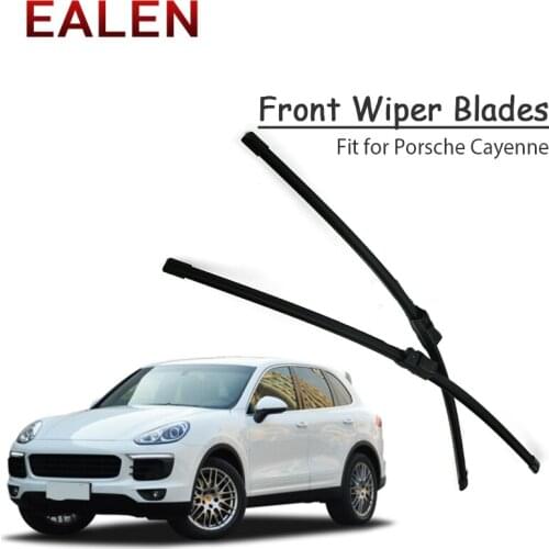 EALEN For Porsche Cayenne LDH 2017 2016 2015 2014-2002 Windscreen Wiper Accessories 1Set Rubber Car Front Wiper Blade Kit