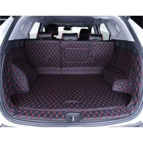 For Hyundai Tucson TL 2015-2018 Car Styling Car Boot Mat Rear Trunk Liner Cargo Carpet Tray Automotive interior accessories