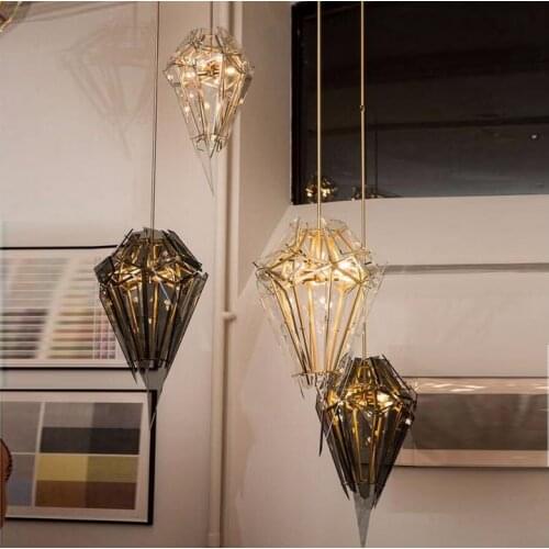 Led e27 Nordic Iron Glass Sword LED Lamp LED Light.Pendant Lights.Pendant Lamp.Pendant light For Foyer Dinning Room Bedroom