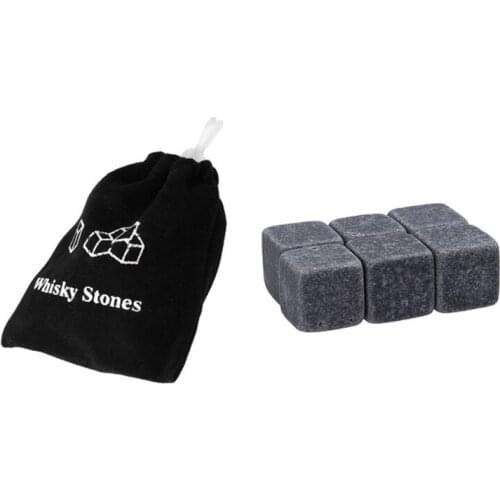 Natural Whiskey Stones Ice Cube Whisky Stone Rock Cooler Wedding Gift Favor Christmas Bar Cooler Ice Cube Stones