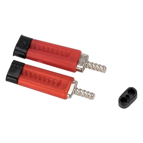 Dental Brass Dowel Pins Nail With Red Plastic Sleeve Dental Lab Material Dentist Product Supplies