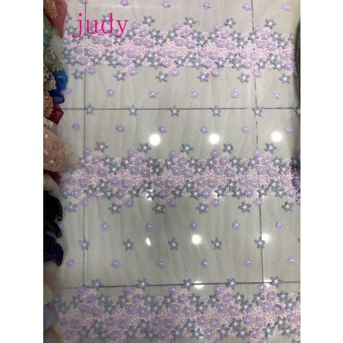 Stock 5yards/bag mixed color stereoscopic sense embroidery flower fashion new style cloth is used for the wedding dress