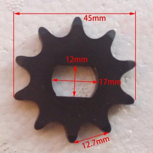 10 Tooth Sprocket Pinion Gear fit 420 Chain Unite Motor 1418ZXF 1020Z 1020ZXF Electric Scooter