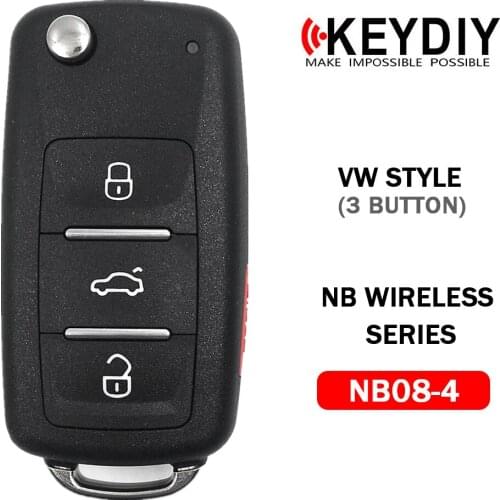 1/5/10pcs,KEYDIY KD900 KD-X2 Key Programmer NB08-3/4 NB Series Universal Multi-functional Remote Control for VW Style Car Keys