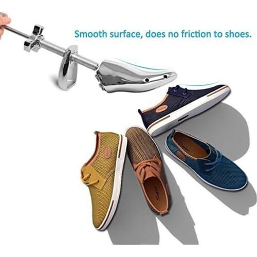 1 Piece Aluminum Steel New Arrival Plastic Adjustable Men and Women Shoe Stretcher 2Way Wooden Shoes Shaper Adjustable Tree Tool