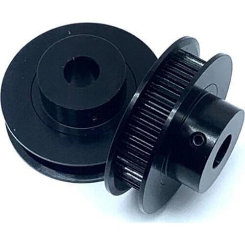 2Pcs 2GT 50 Teeth Timing Pulleys, Bore 5mm 6.35mm 8mm 25mm, Synchronous Wheels For 6mm Width Belt