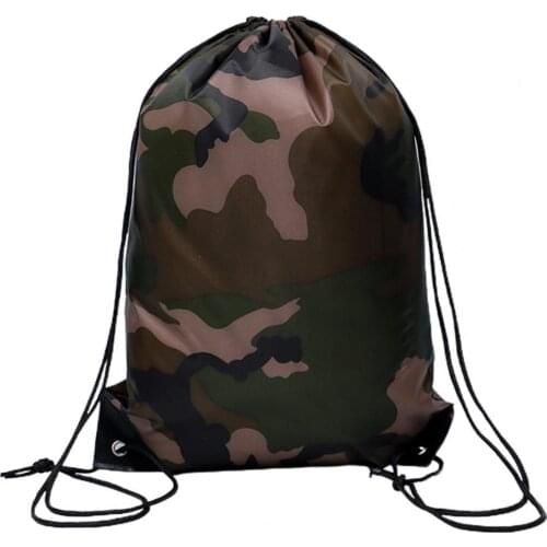 80%HOTUltra-light Camouflage Drawstring Pocket Multifunctional Backpack for Sports