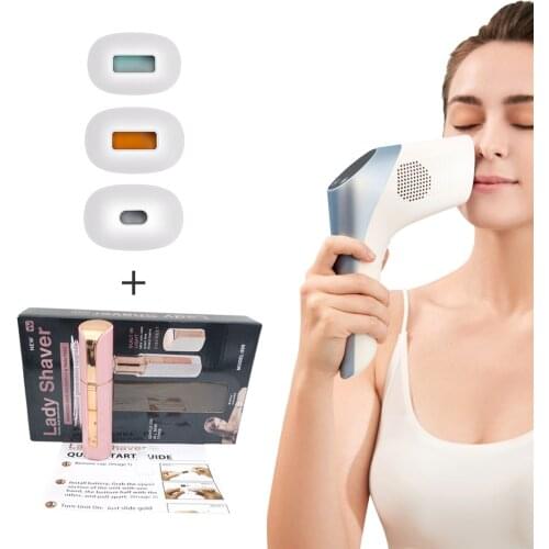 Upgrade Ice Cold Painless IPL Hair Removal Household Permanent Hair Remover For Face Body Automatic Manual Flash Modes Skin Care