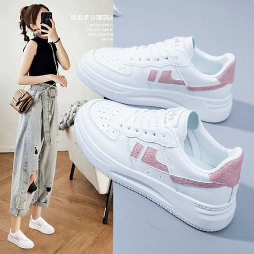 Breathable Fashion Casual Shoes Thick-Soled Sports Shoes Non-Slip Shock Absorption Womens Shoes Increase Womens Sports Shoes