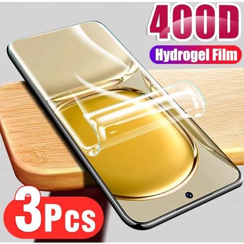 3Pcs Hydrogel Film Not Tempered Glass For Huawei P50 Pro P 50 50Pro P50Pro huaweip50Pro Safety Protective Screen Protector Film