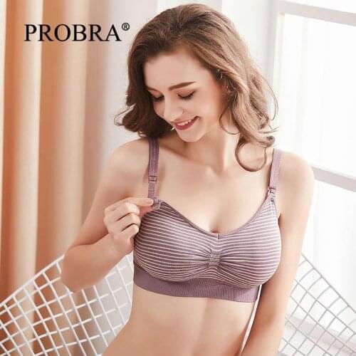 Quality Cotton Breastfeeding Bra Wirefree Nursing Bras Pregnancy Clothes for Maternity Underwear Vintage Women Feeding Brassiere