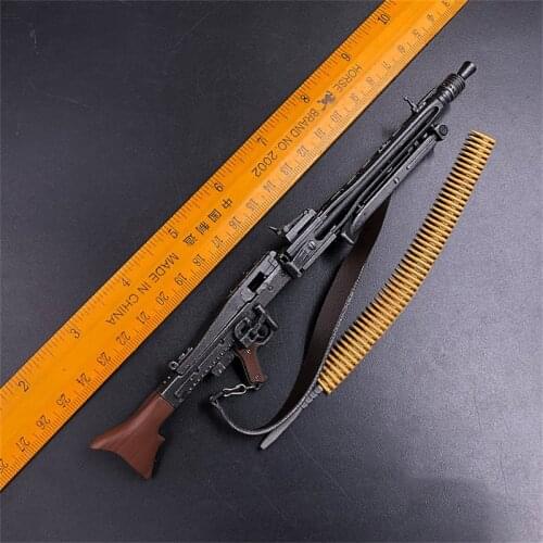 Hot Sales 1/6th WWII Germany Soldier Weapon Gun MG42 Machine Gun For Mostly 12 inch Doll Soldier Collection