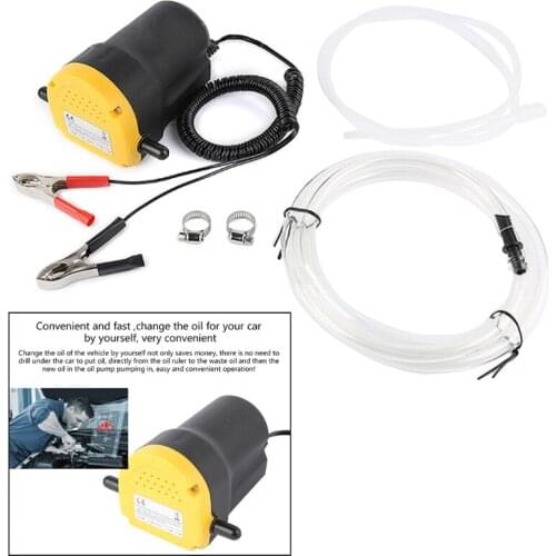 60w Oil Change Pump Extractor Electric 12V Oil Extractor Pump Marine Fluid Scavenge Suction Oil Transfer Pump Kits