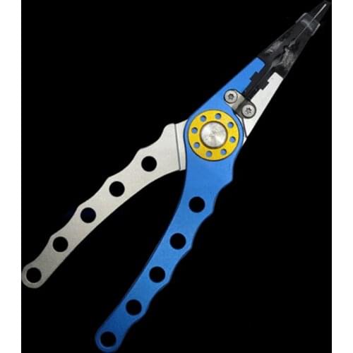 Multifunctional aviation aluminum lure pliers bait cutter cutting fishing line pliers open loop hook fishing tool accessories