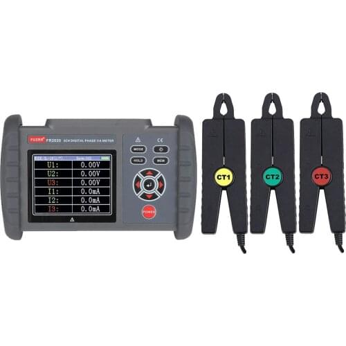FUZRR FR2020 Multifunctional Three-phase Digital Phase Voltammeter Multifunctional Voltage And current Test