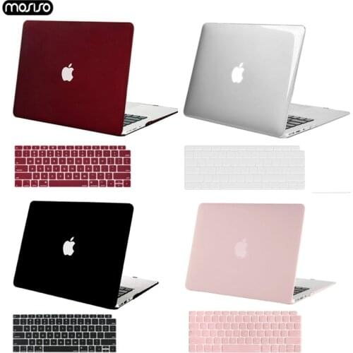 Crystal Laptop Case For Macbook Air 13 A2179 2020 Retina Pro 13 15 16 A2289 Touch Bar Cover With Free Keyboard Cover A1466 A1932
