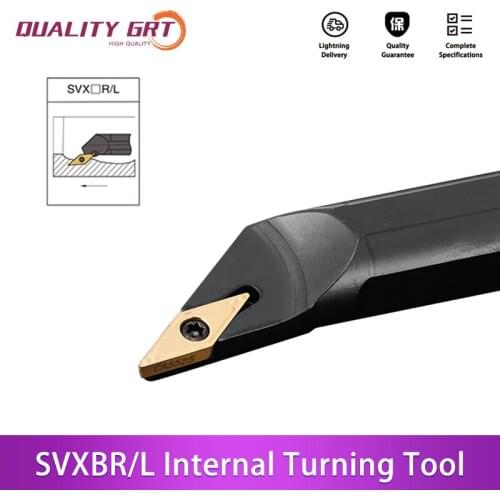 Q.Grt S16Q-SVXBR11 S20R-SVXBR16 S32R-SVXBR16 Internal Turning Tool Holder Carbide Inserts VBGT SVXBR/L CNC Lathe Cutting Tools