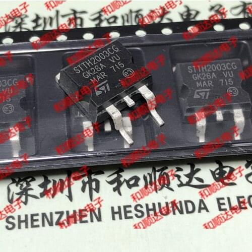 10pcs/lot STTH2003CG New Spot TO-263 Fast 300V 20A