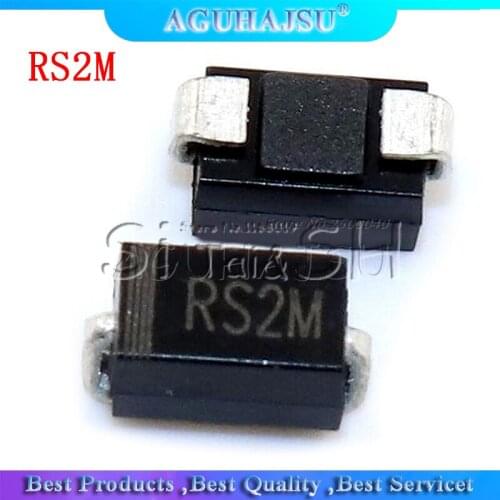 100PCS RS2M TUN-214 FR207 DO-214AC SMA Rectifier diode