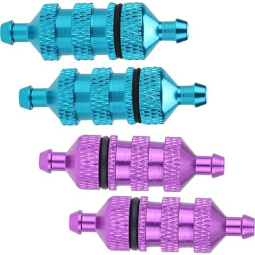 2pcs 02156 Aluminum Fuel Filter for RC 1:10 HSP Car Upgrade RC Parts