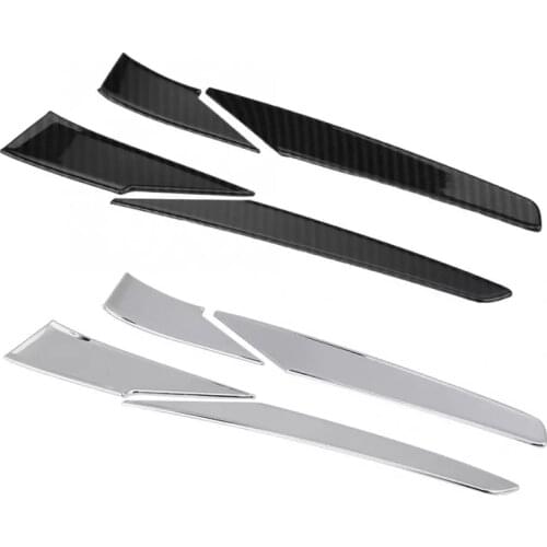 4Pcs Car Rearview Mirror Mouldings Strips Cover Trim for Hyundai Encino Kauai Kona 2017-2020 Car Styling