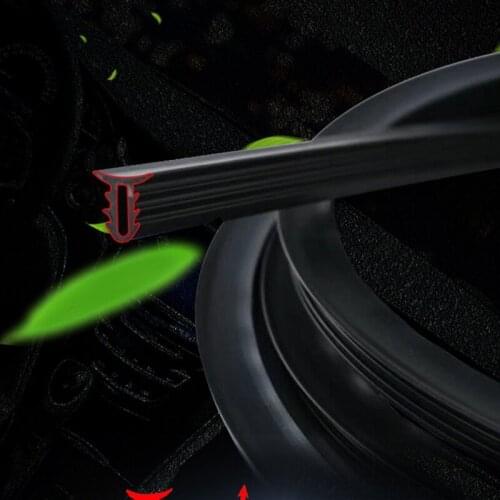 Car Rubber Sound Seal Strip 1.6M U Type Universal for Cadillac XTS SRX ATS CTS/Renault Koleos Fluenec Latitude