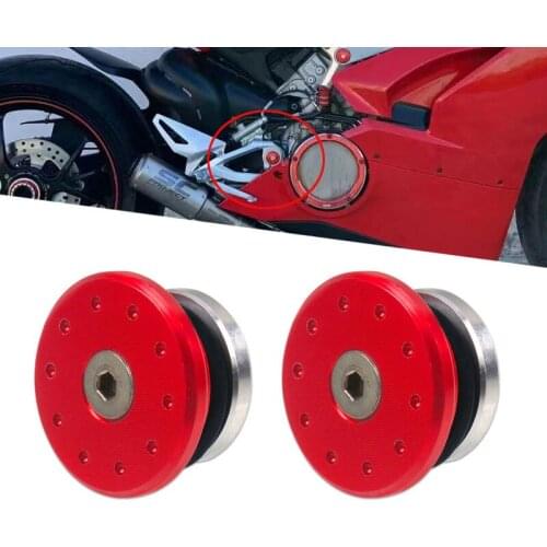 For DUCATI Panigale V4 V4S Streetfighter V4 V4S Motorcycle CNC Frame Hole Cap Decorative Cover Plug Bolts Screws