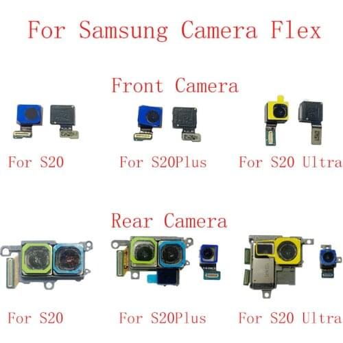 Back Rear Front Camera Flex Cable For Samsung S20 S20 Plus S20 Ultra Main Big Small Camera Module Repair Replacement Parts