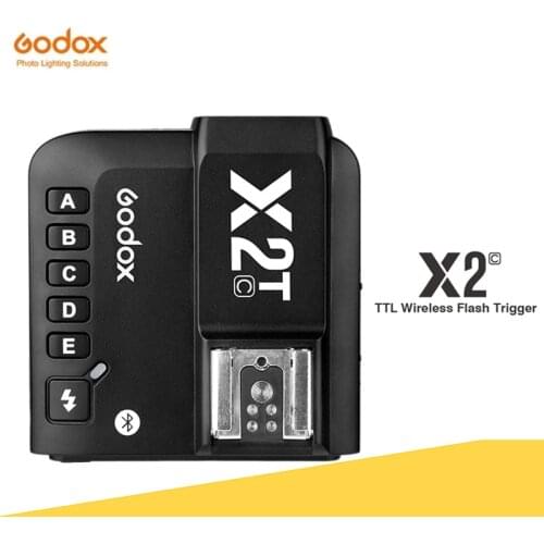 Godox X2T-C TTL 1/8000s 2.4G Wireless Trigger Transmitter for Canon DSLR Cameras and Godox TT685C TT350C V860II-C TT600 AD200