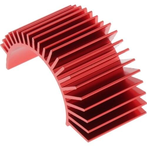 Red RC Car Aluminum Alloy 540 Motor Heatsink Radiator Spare Parts For WLtoys
