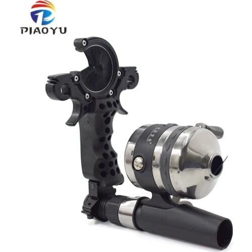 Multi-Function Shooting Slingshot Fishing Reels Fishing Equipment Carrying Mini Instead of Fishing Rod Bow and Arrow Crossbow