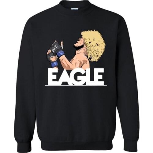 The Eagle Mens Sweatshirts Russian Fighter Khabib Nurmagomedov jersey youth casual hiphop sportwear men jogger pullover tops