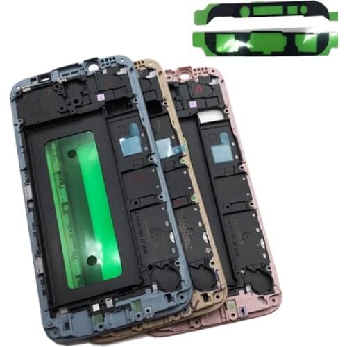 Original New Phone LCD Plate Housing Front Bezel Middle Frame For Samsung Galaxy J5 Pro 2017 J530 J530F J530G J530FD + Glue
