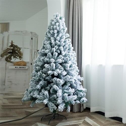 2.1m/1.5m/1.2m/1.8m/2.4m Christmas Tree New Year Decor Outdoor Pinecone Tree Snowflake Diy Installation Store Decor