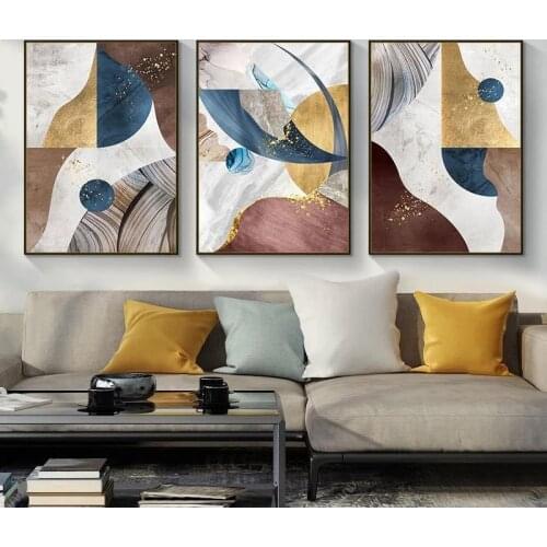 Modern Abstract Canvas Painting Nordic Style Posters and Prints Wall Art Pictures for Living Room Home Wall Decoration Cuadros