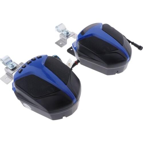 Stereo Speaker Waterproof Motorcycle Handlebar Audio Amplifier System for FM MP3 USB TF