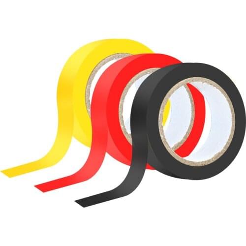 LAOA 3PCS Electrical Adhesive Tape 18mm*9m Colorful Insulate Flame Retardant PVC Tape Electric Wire Insulation Tapes