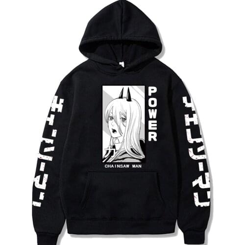 2021 Hot Anime Chainsaw Man Hoodie Anime Graphic Hoodie for Men Women Sportswear Makima Cosplay Adult Clothes