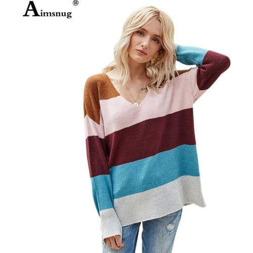 Aimsnug Women's V-Neck Pullovers