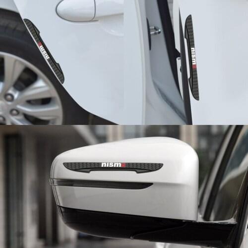 4PCS Car Anti-Collision Strip Door Bumper Strip Guards Side Protector Sticker For Nissan Nismo Qashqai J11 J10 Juke Accessories